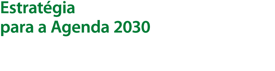 Estratégia para a Agenda 2030